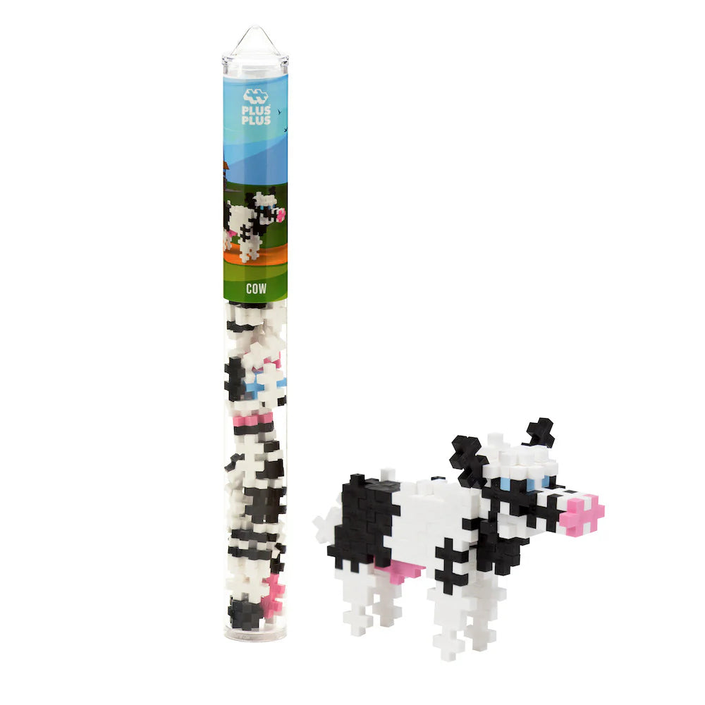 Plus Plus 70 Piece Mini Maker Tubes - Animals