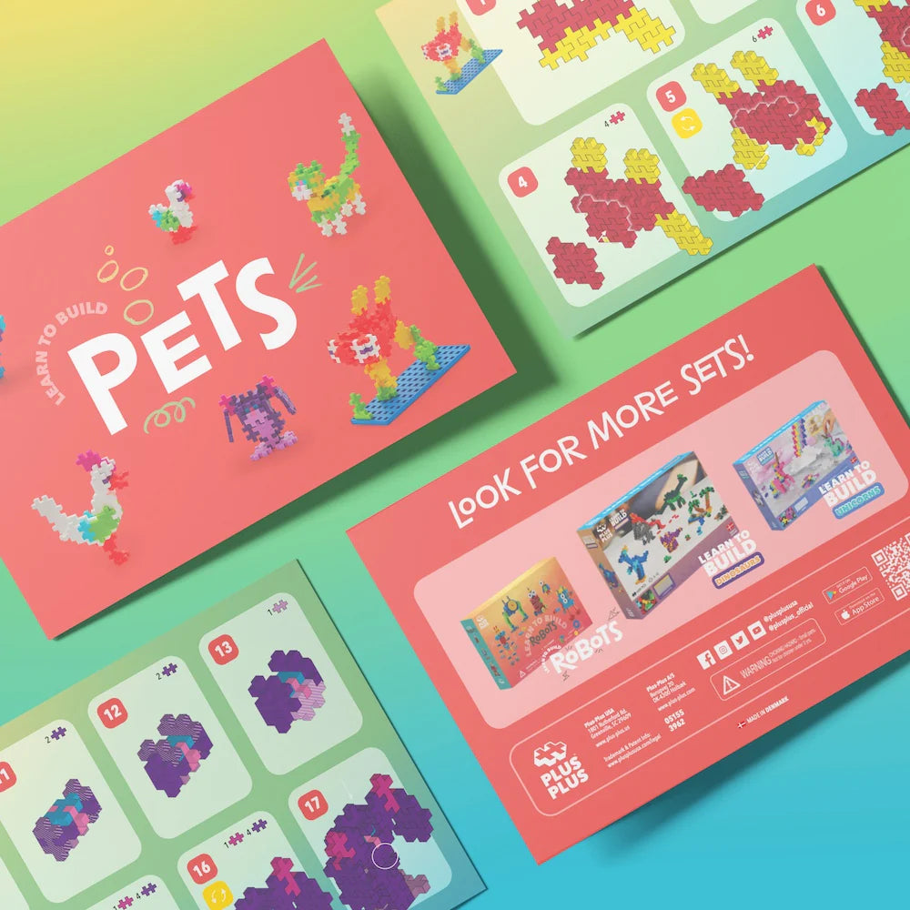 Plus Plus Learn to Build - Pets