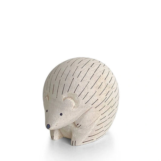 Wooden Polepole Hedgehog