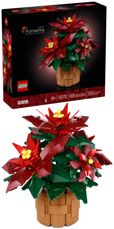 Botanical Collection: Poinsettia Building Kit