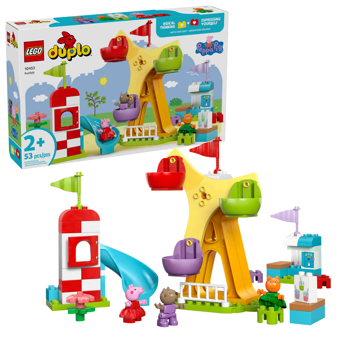 Duplo: Peppa Pig Fun Fair Building Set