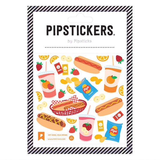 Hot Dogs, Cold Drinks Stickers