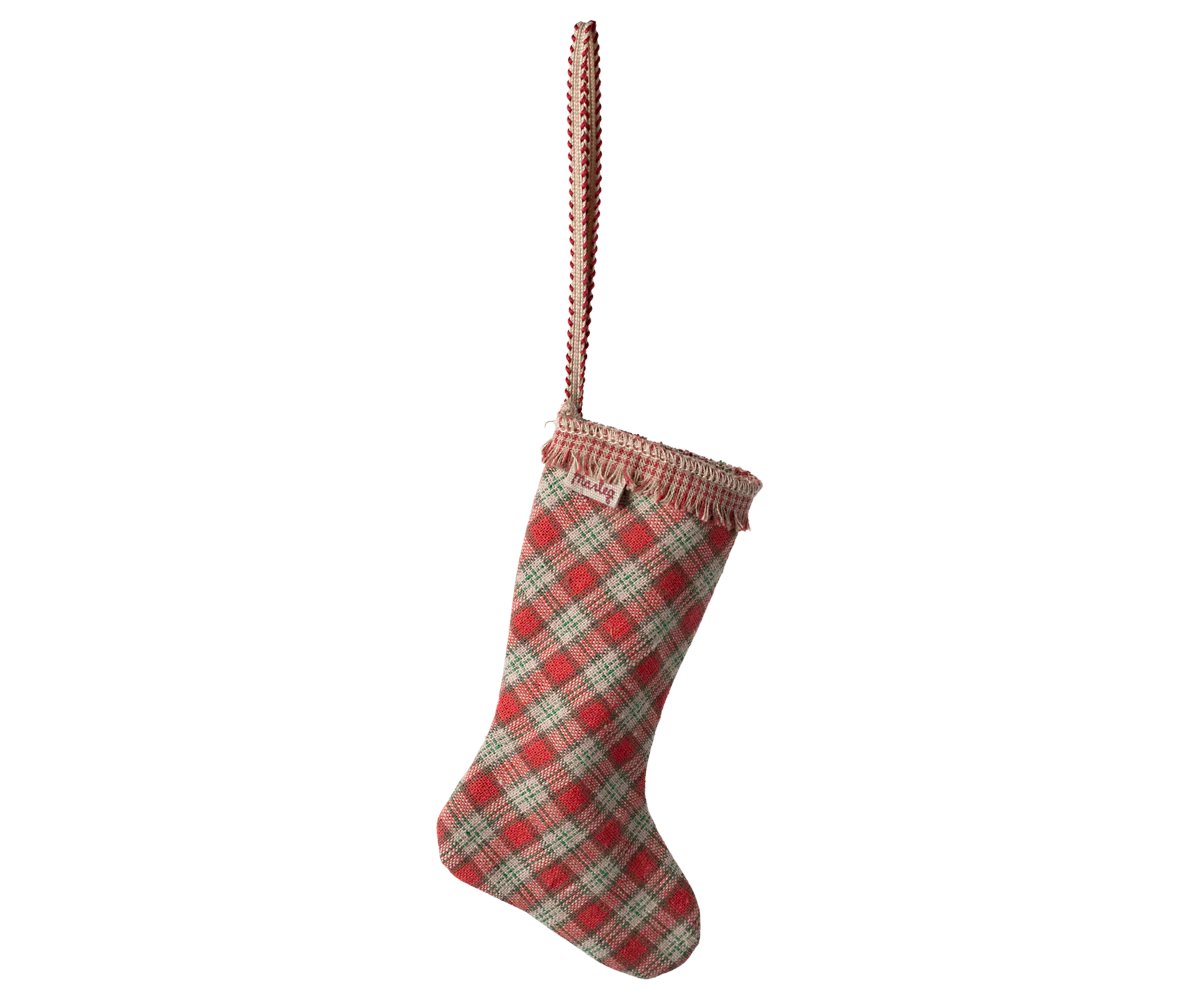 Checker Stocking Ornament