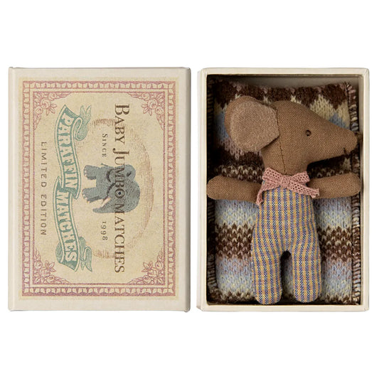 Sleepy Wakey Baby Mouse in Matchbox