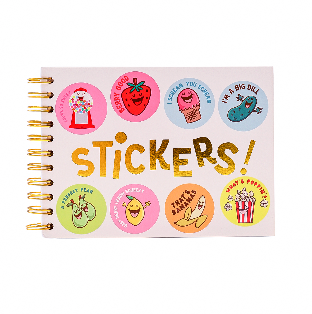 80's Sticker Collection Hardcover Sticker Book