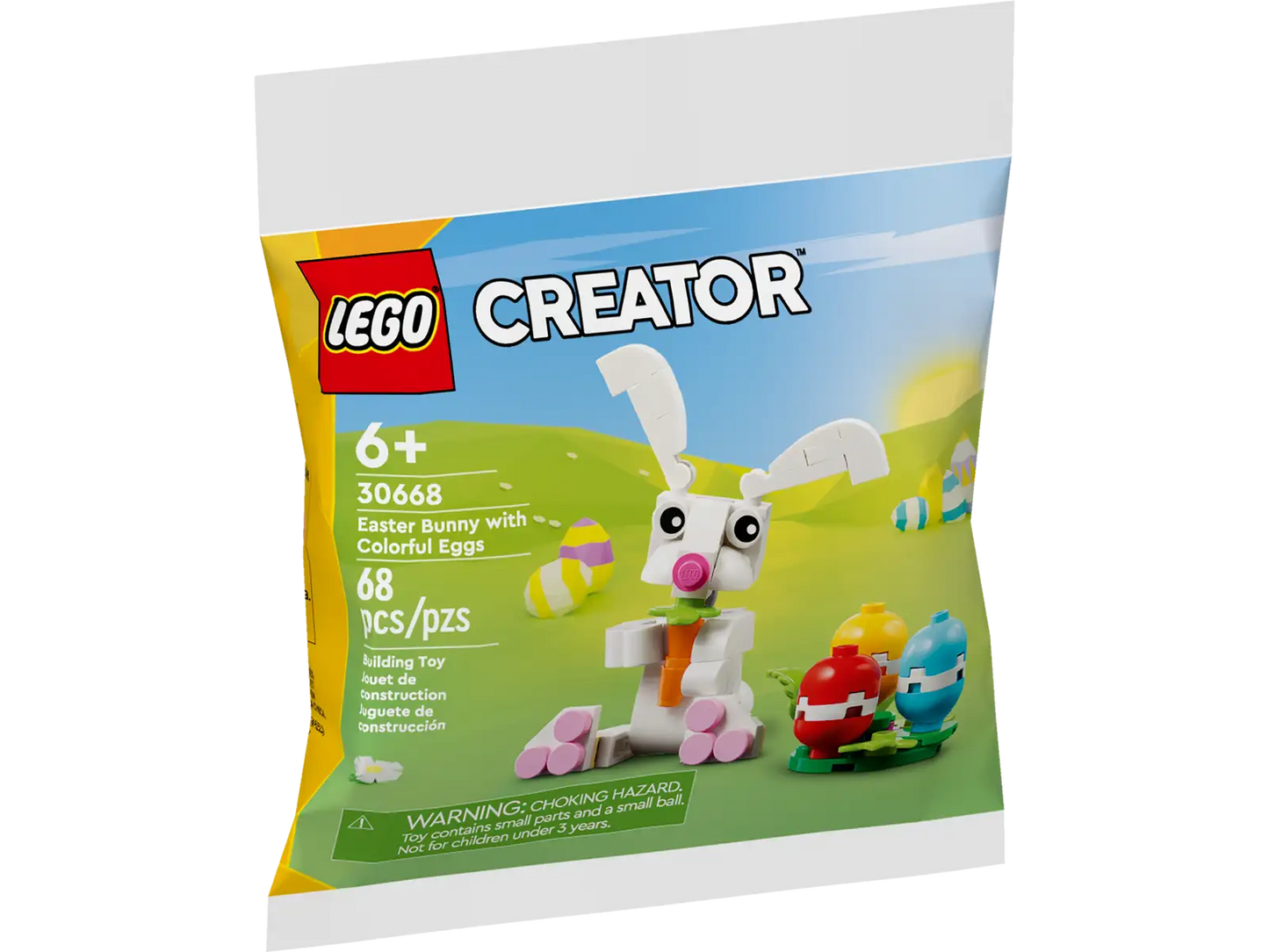 Creator: Easter Bunny with Colourful Eggs Building Pack