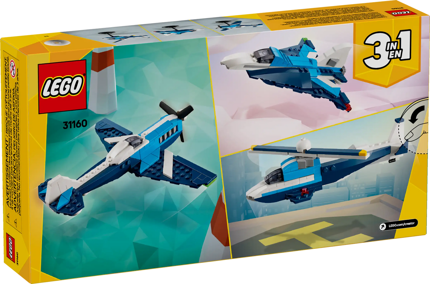 Creator: Aircraft Race Plane Building Set