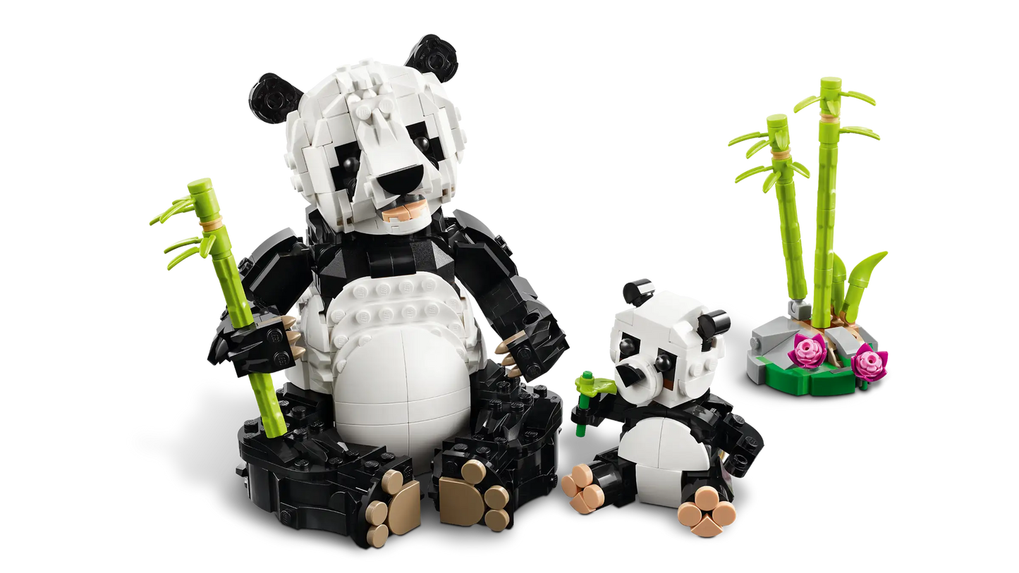 Creator: Wild Animals Panda Family Building Set