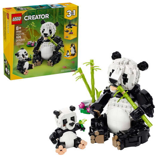 Creator: Wild Animals Panda Family Building Set