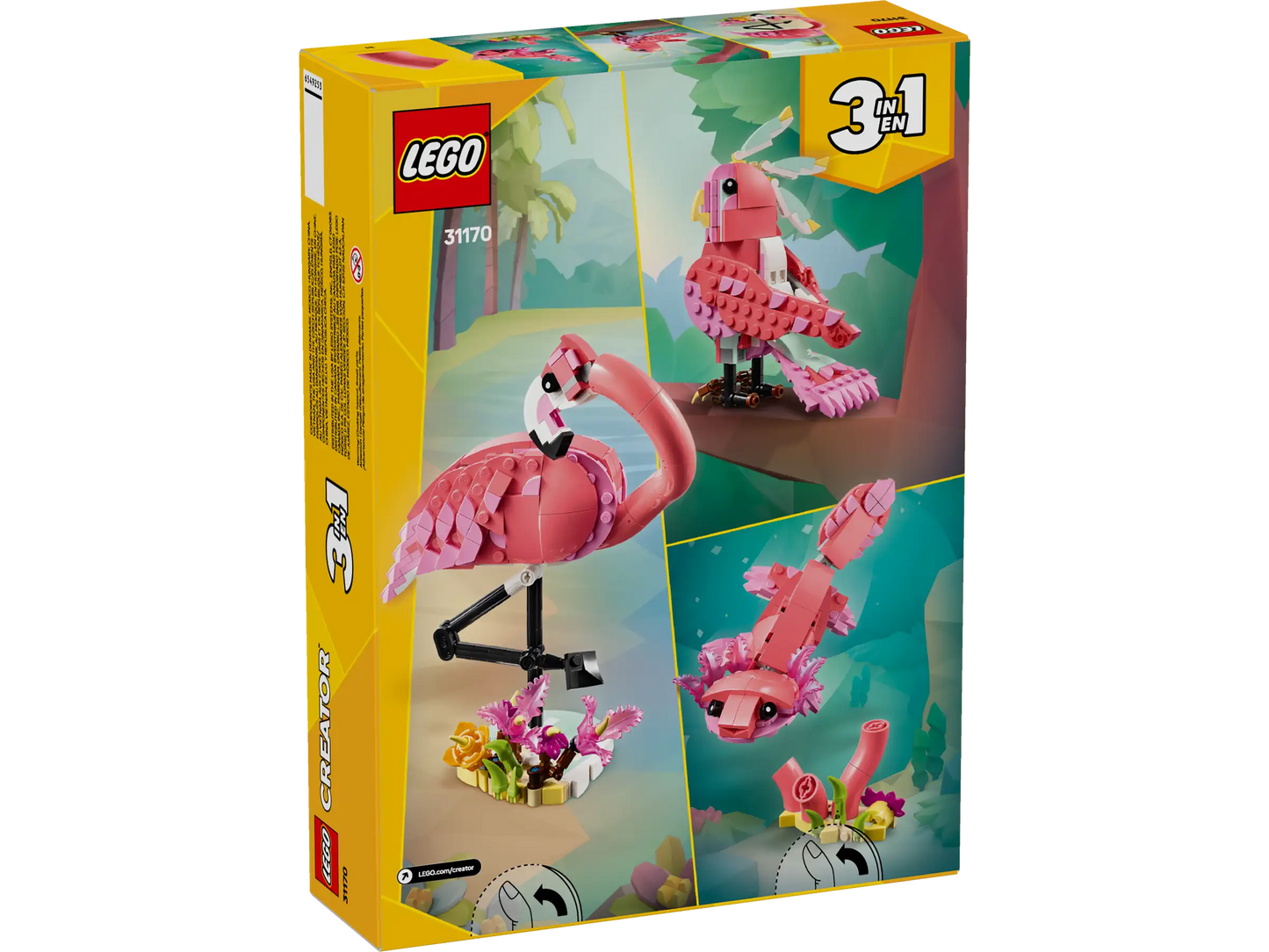 Creator: Wild Animals Flamingo Building Set