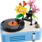 Creator: Record Player with Flowers Building Set