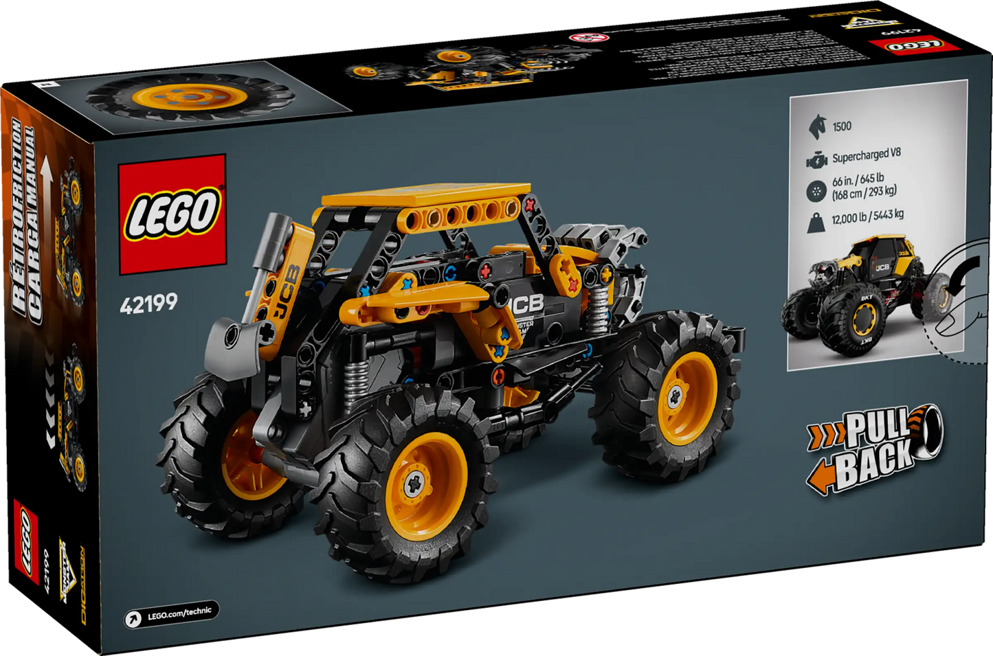 Technic: Monster Jam DIGatron Pull-back Truck Building Set