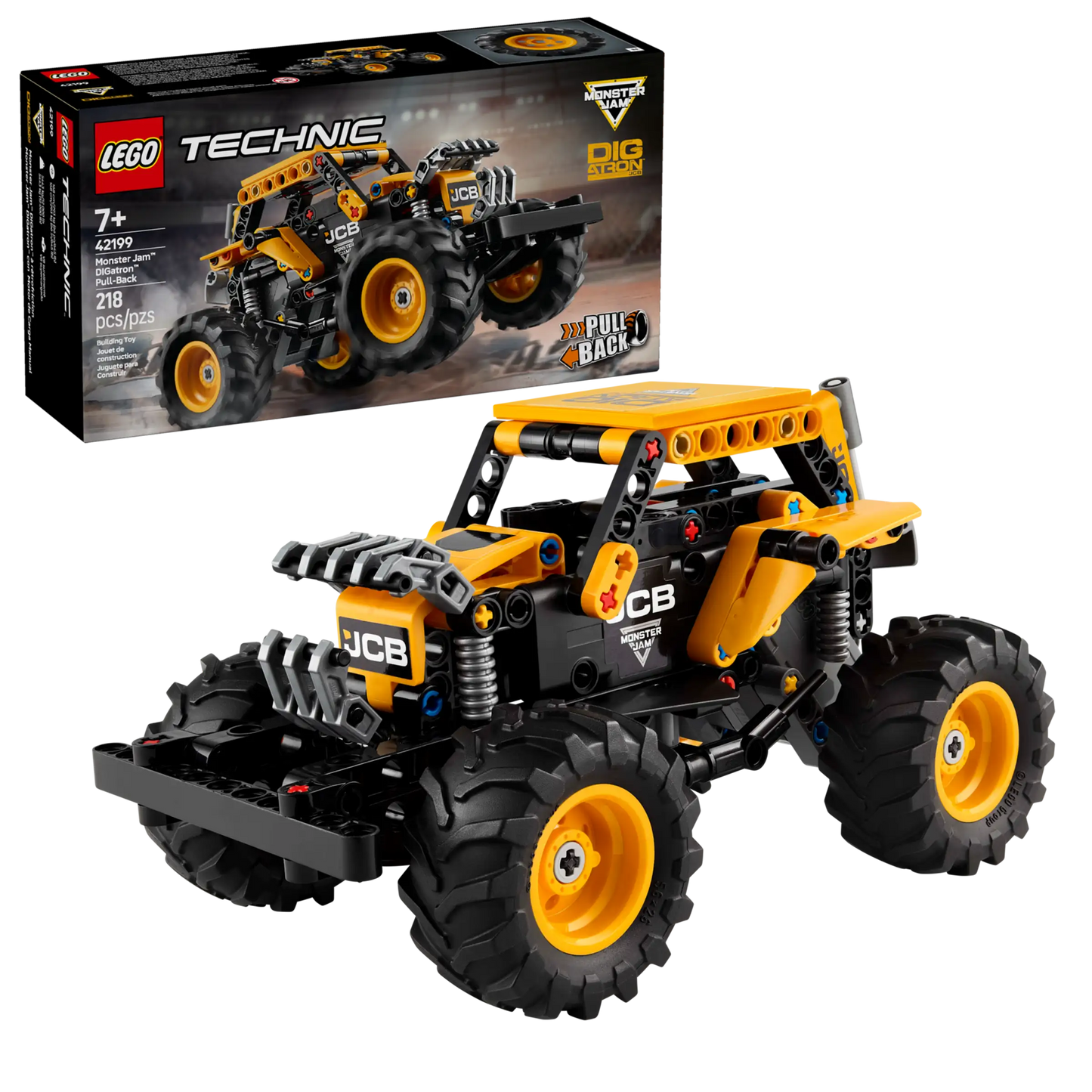 Technic: Monster Jam DIGatron Pull-back Truck Building Set