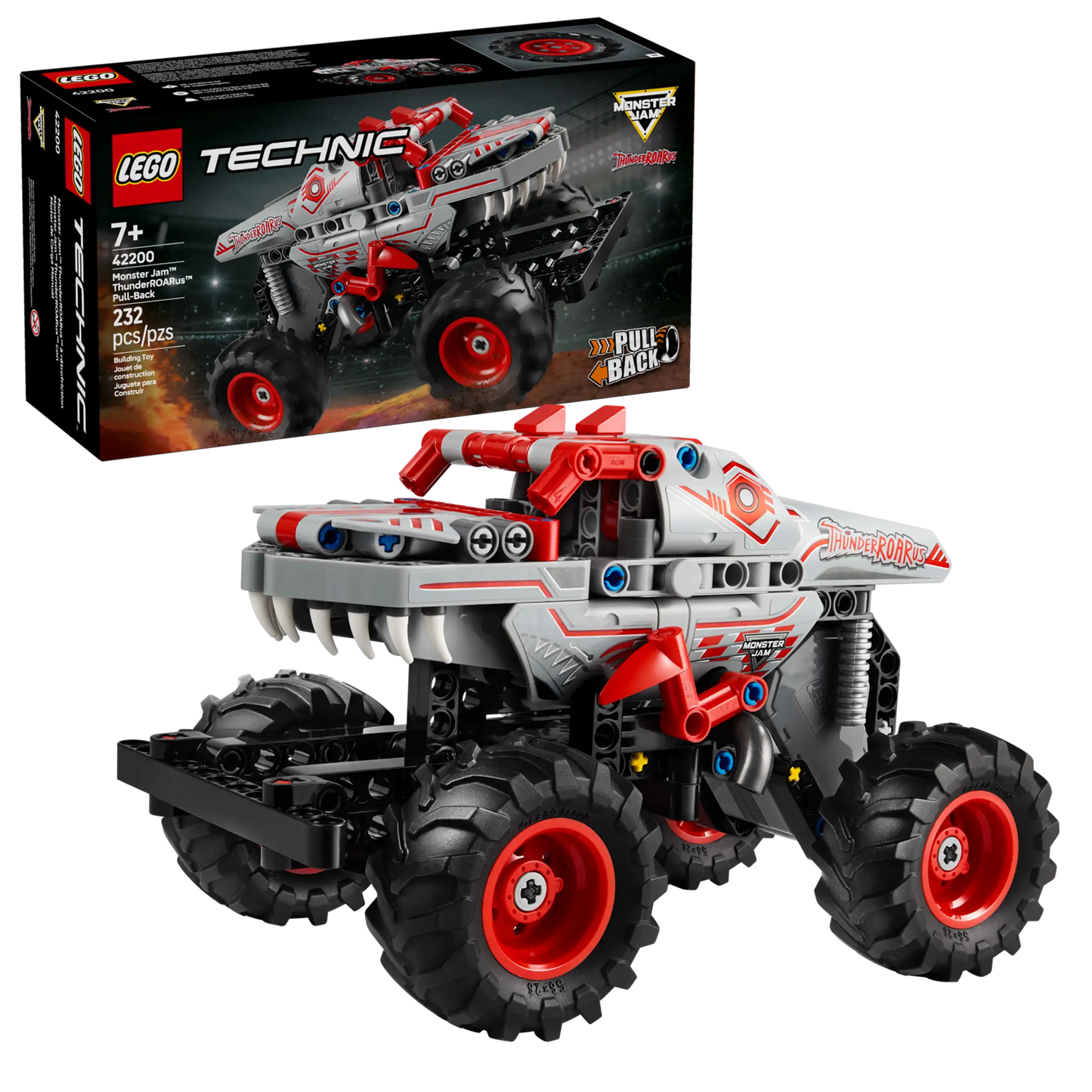 Technic: Monster Jam ThundeROARus Pull-back Truck Building Set