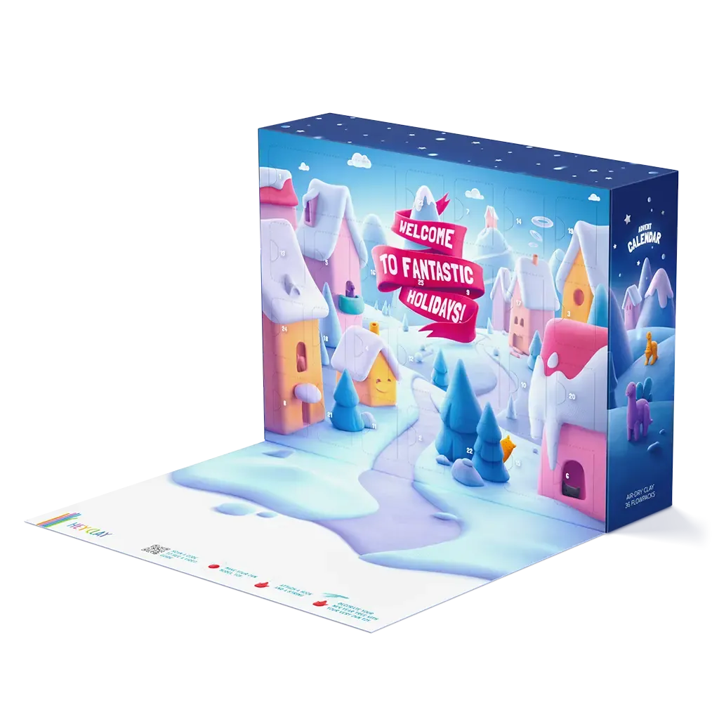 Hey Clay! Air-Dry Modelling Clay Advent Calendar