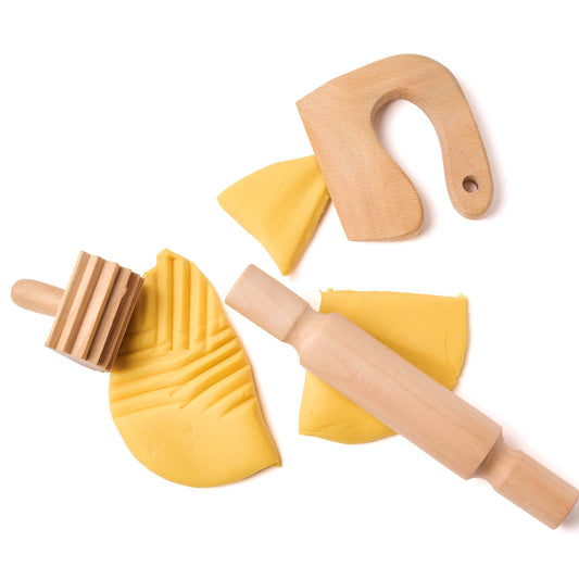 Eco-Dough Wood Tools Set