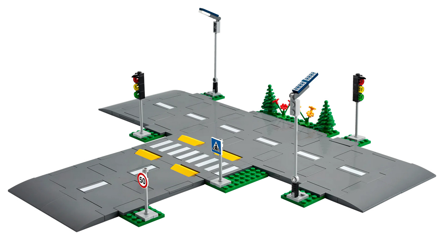 City: Road Plates Building Set