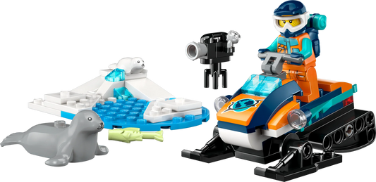 City: Arctic Explorer Snowmobile Building Set