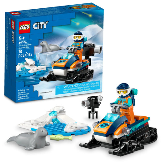 City: Arctic Explorer Snowmobile Building Set