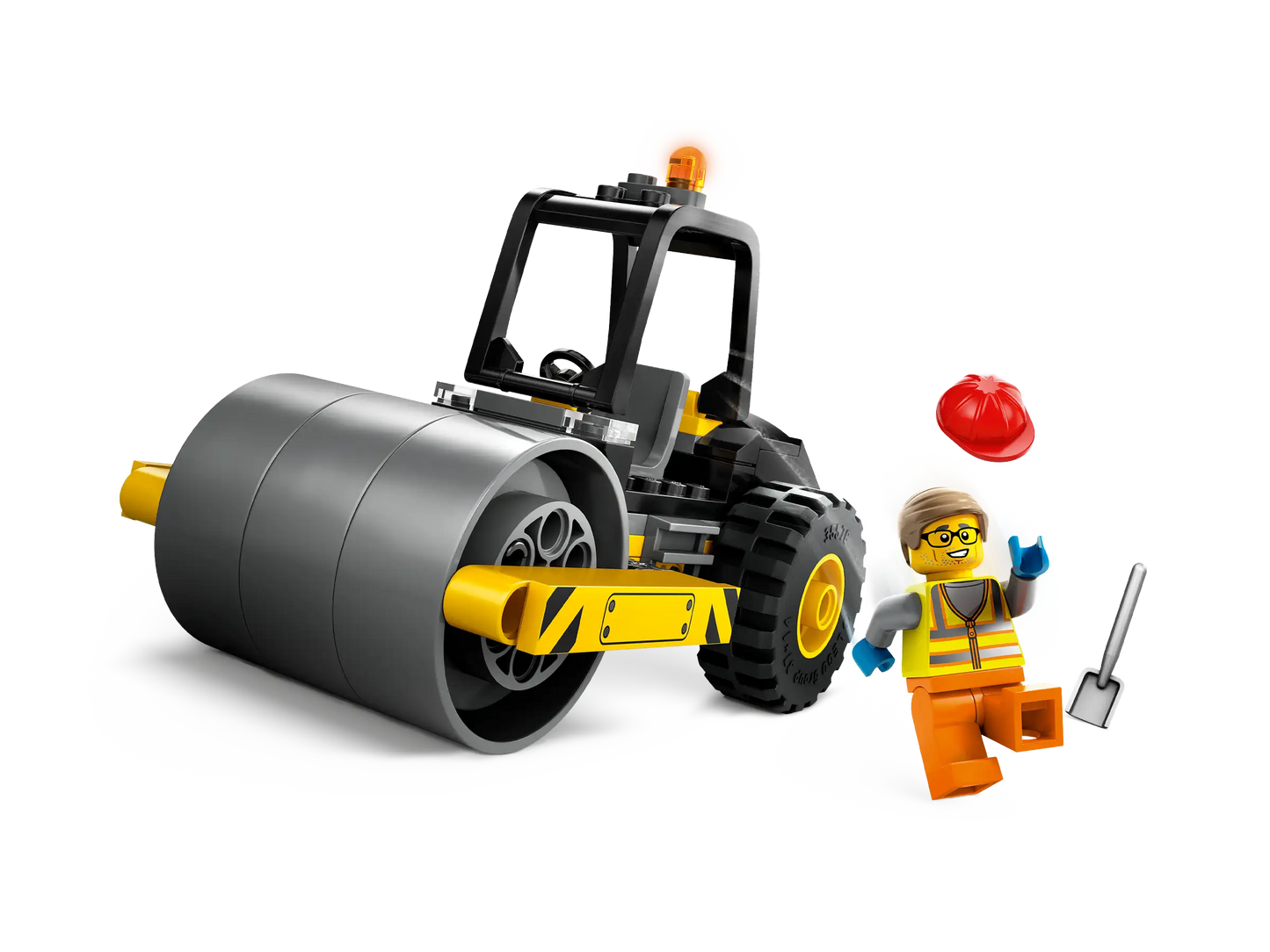 City: Construction Steamroller Building Set