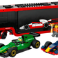 City: F1 Truck with RB20 & AMR24 F1 Cars Building Set