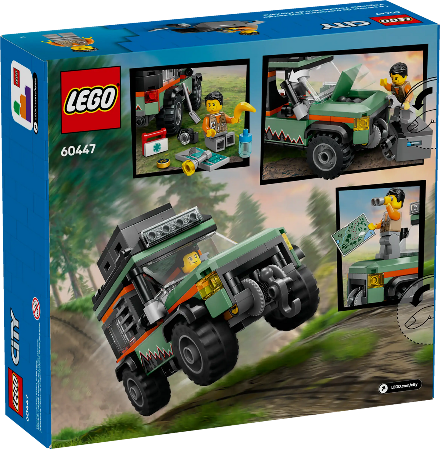 City: Off-Road 4x4 Mountain Truck Building Set