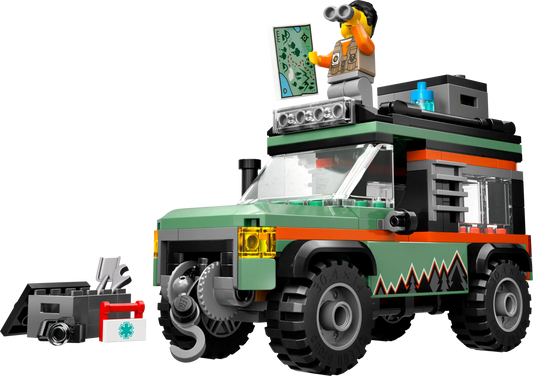 City: Off-Road 4x4 Mountain Truck Building Set