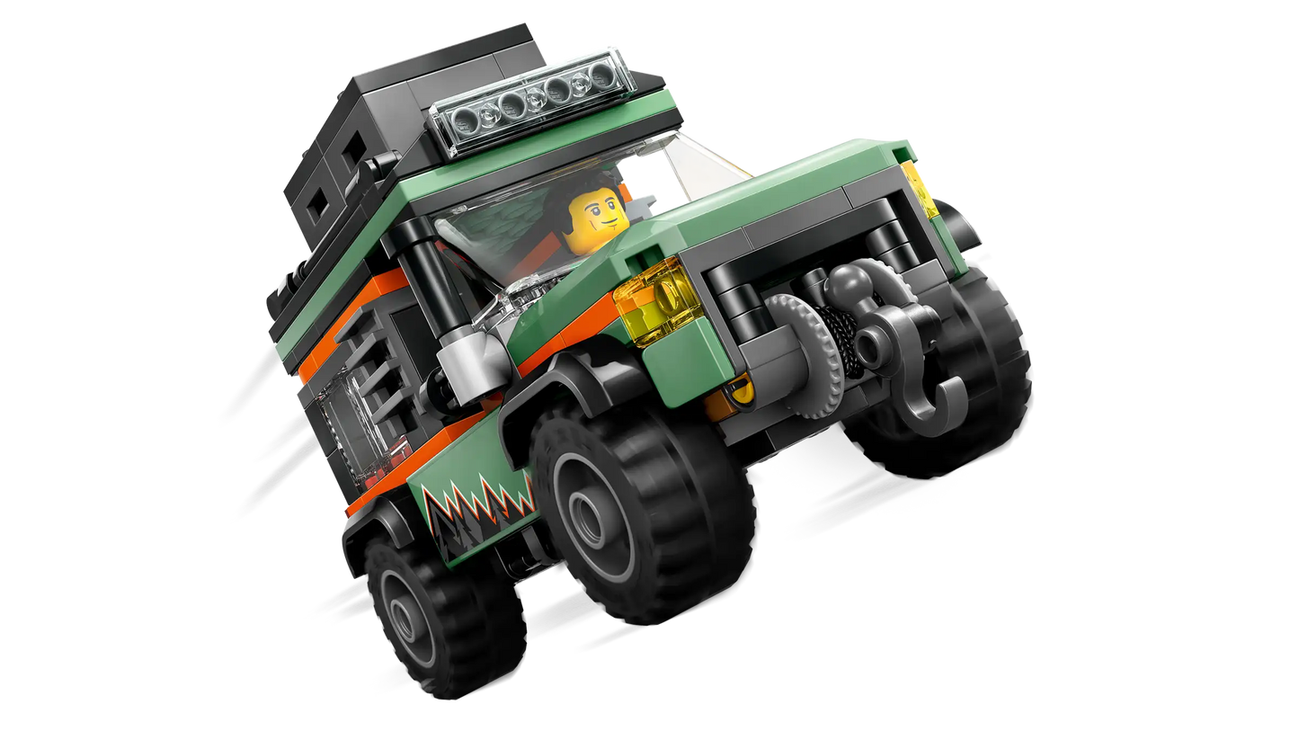 City: Off-Road 4x4 Mountain Truck Building Set