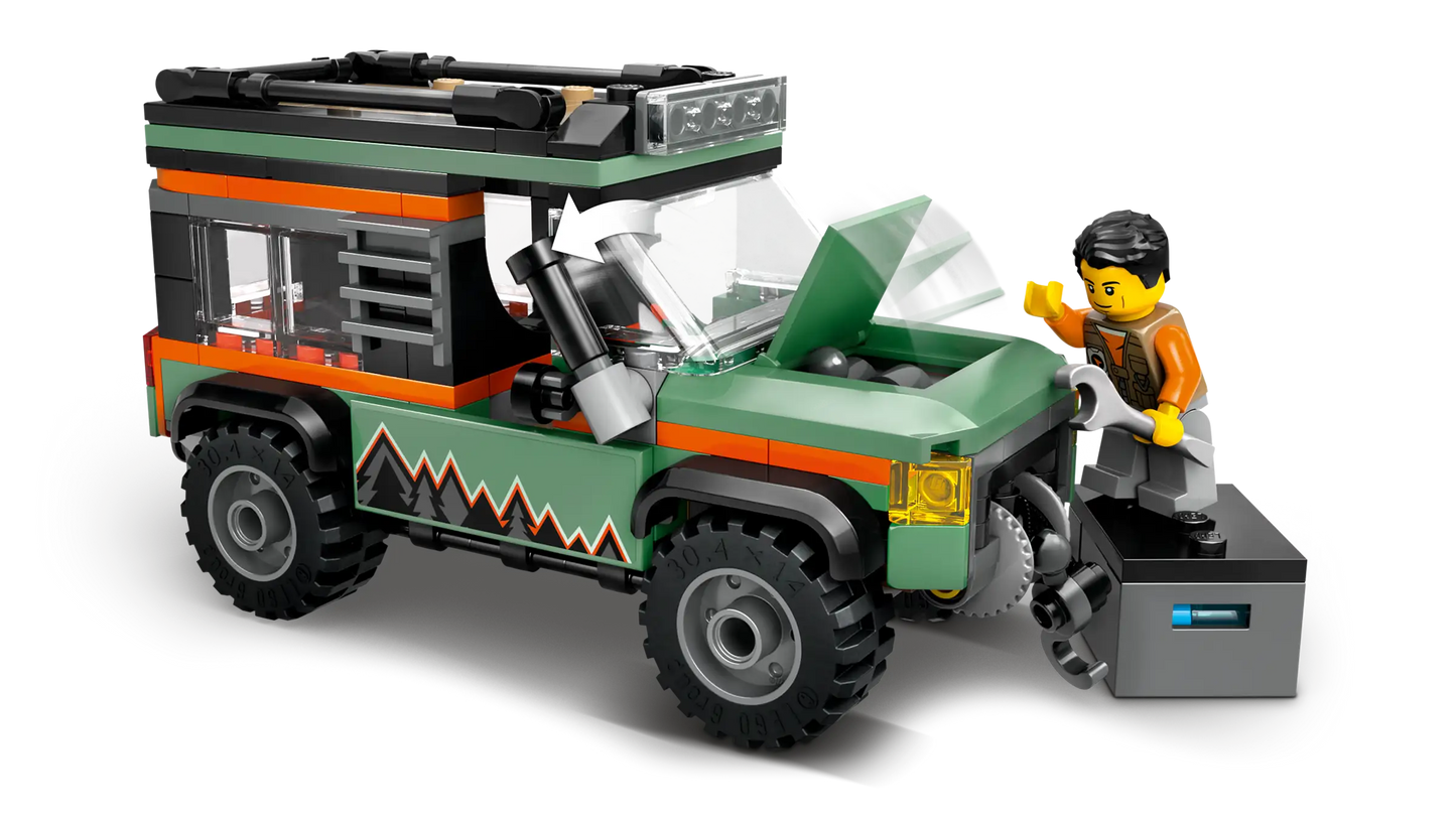 City: Off-Road 4x4 Mountain Truck Building Set