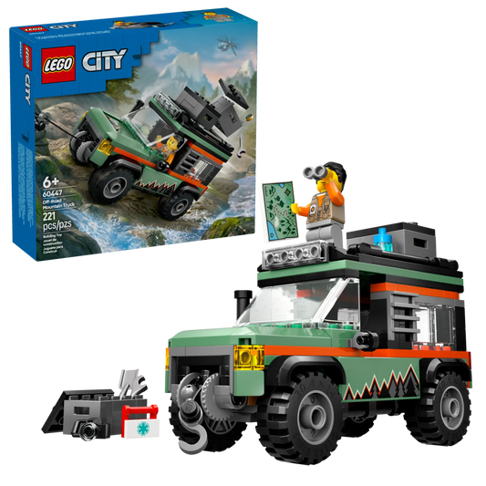 City: Off-Road 4x4 Mountain Truck Building Set