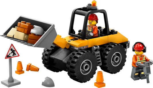 City: Yellow Construction Wheel Loader Building Set