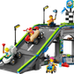 City: No Limits Race Car Ramp Track Building Set