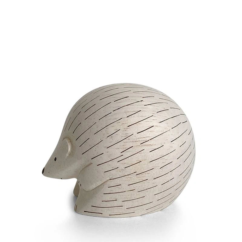 Wooden Polepole Hedgehog