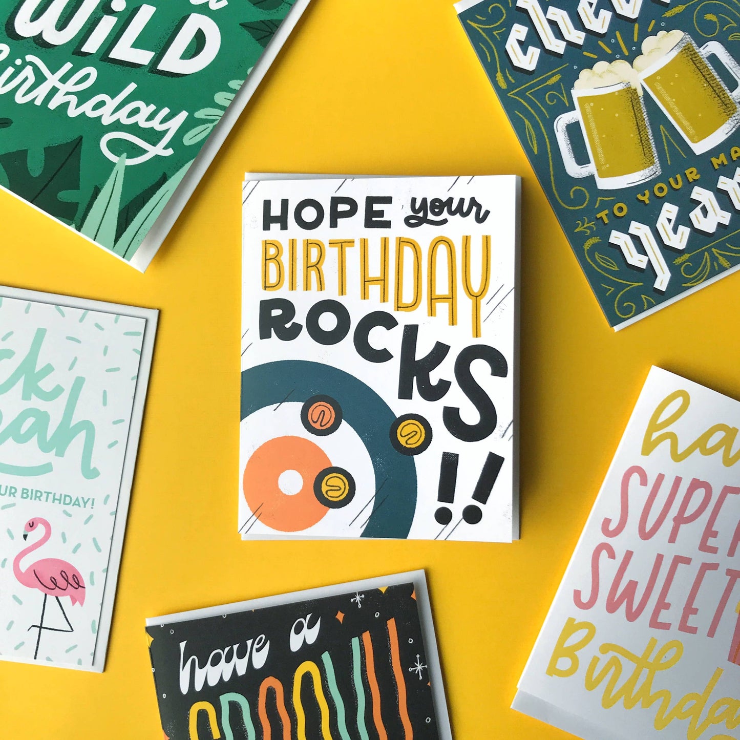 Hope Your Birthday Rocks Birthday Card