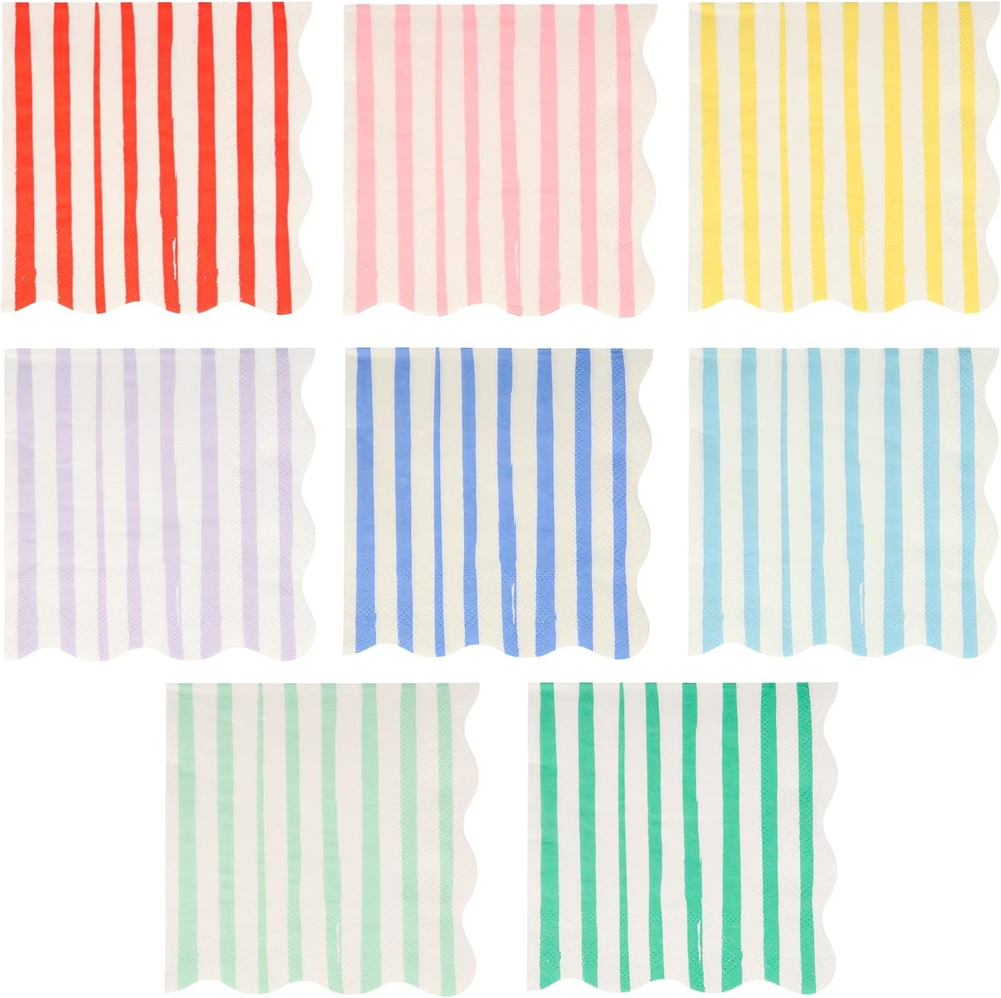 Mixed Stripe Small Napkins