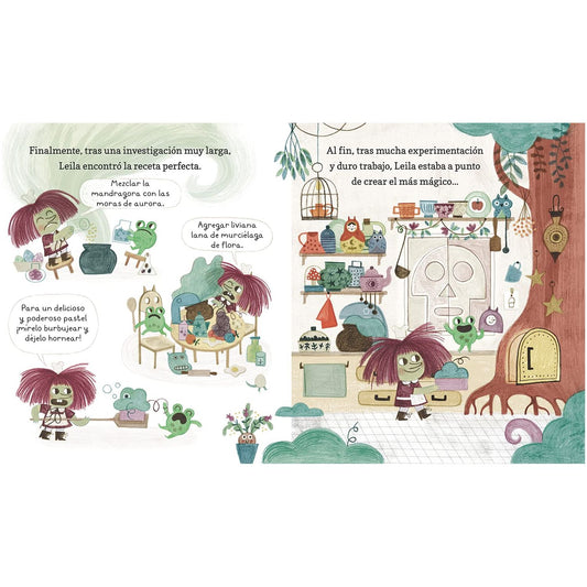 Leila, la Brujita Perfecta: Spanish Hardcover Picture Book