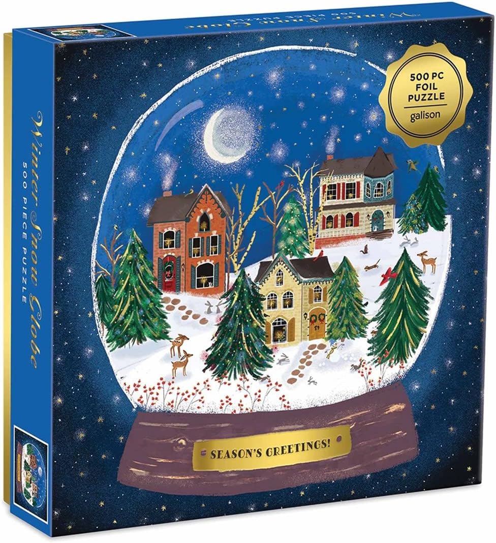 Winter Snow Globe Puzzle