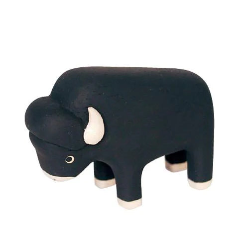 Wooden Polepole Bison