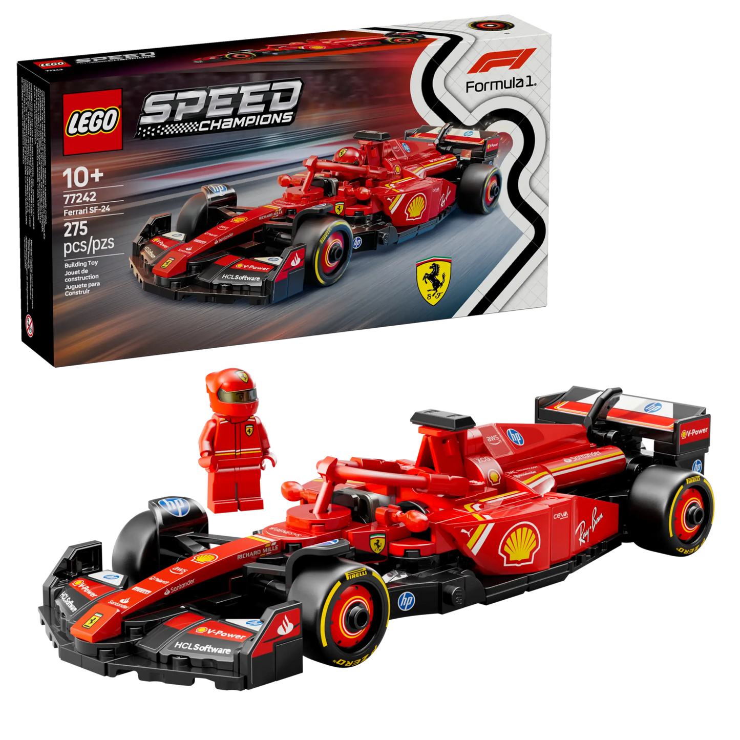 Speed Champions: Ferrari SF-24 F1® Race Car Building Set