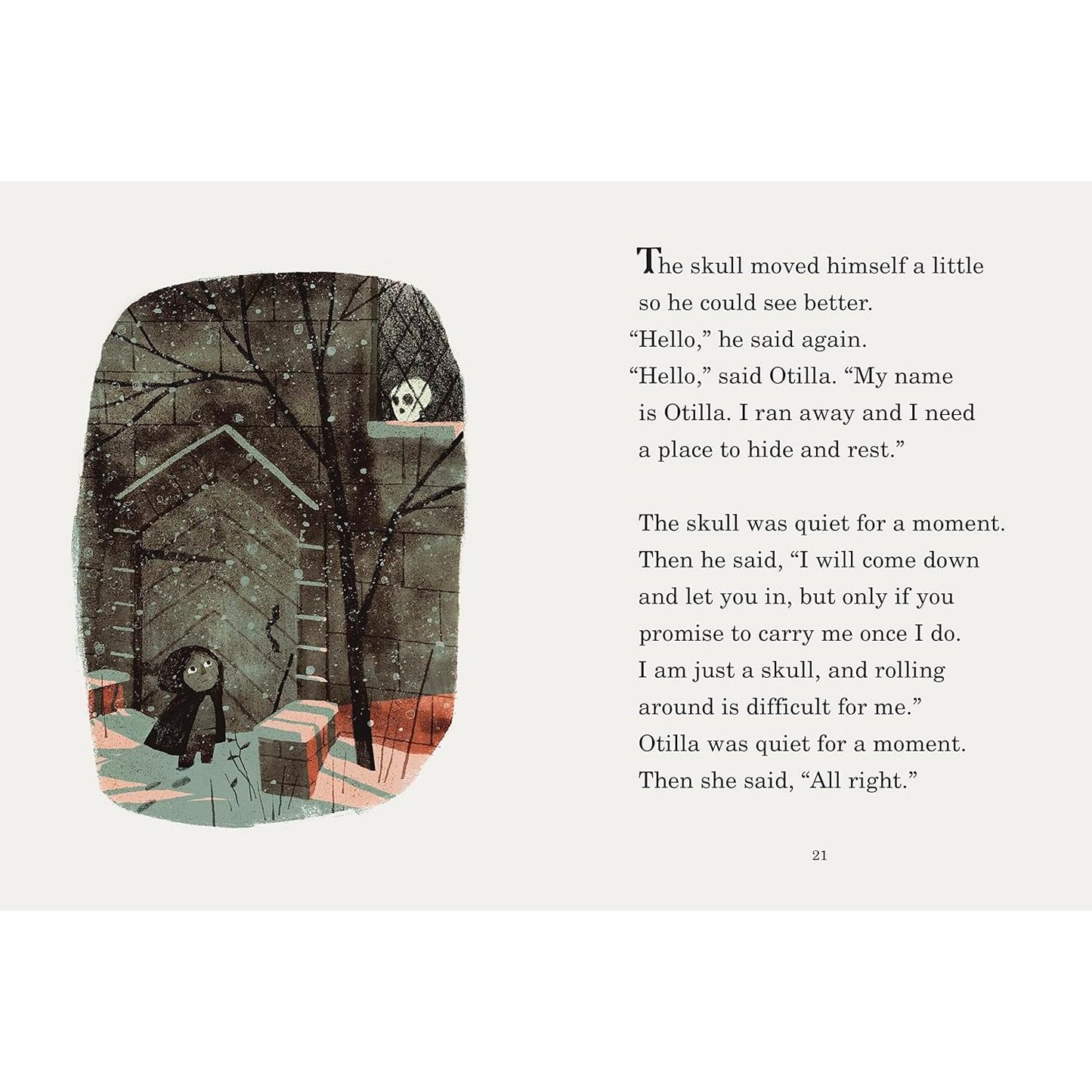 The Skull: A Tyrolean Folktale - Hardcover Picture Book