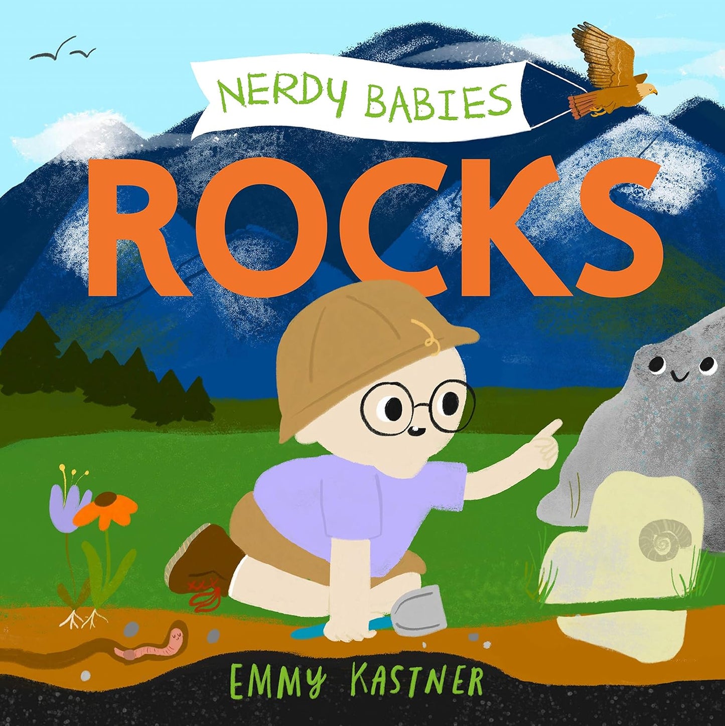 Nerdy Babies: Rocks - Board Book