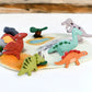 Felt Finger Puppets Set - Dinosaurs