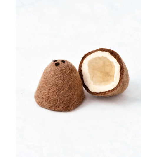 Felt Fruits & Vegetables - Coconut