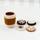 Felt Food Play Set - Coffee Cup with Toppings