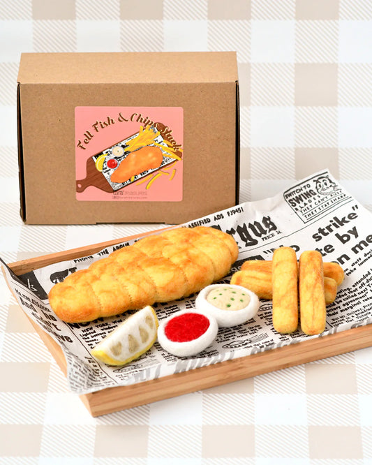 Felt Food Play Set - Fish & Chips