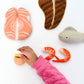 Felt Food Groups Play Set - Protein