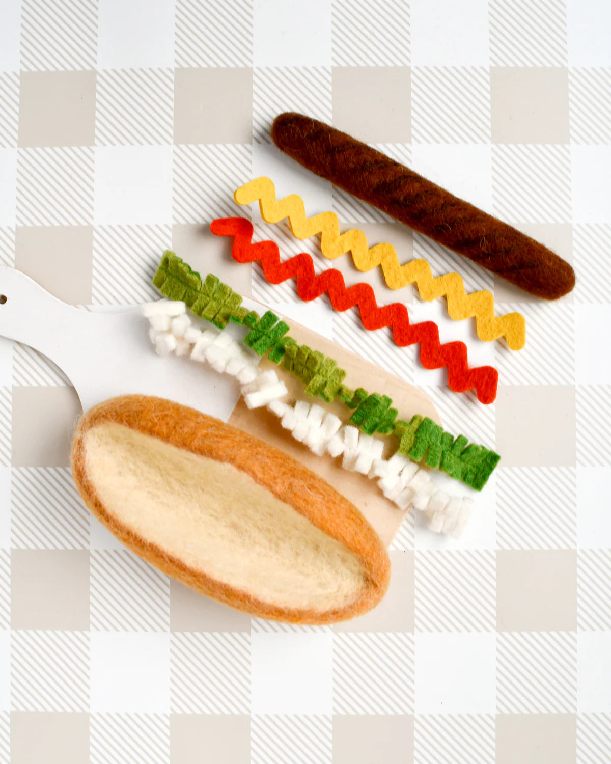 Felt Food Play Set - Hot Dog