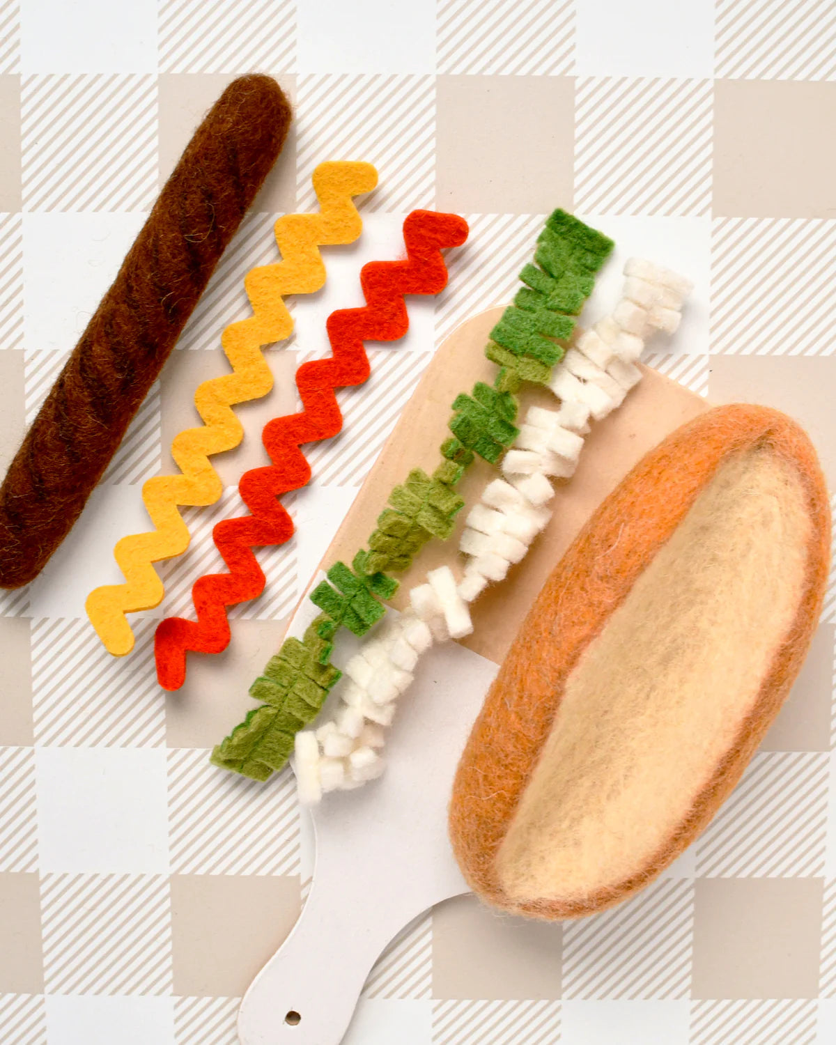 Felt Food Play Set - Hot Dog