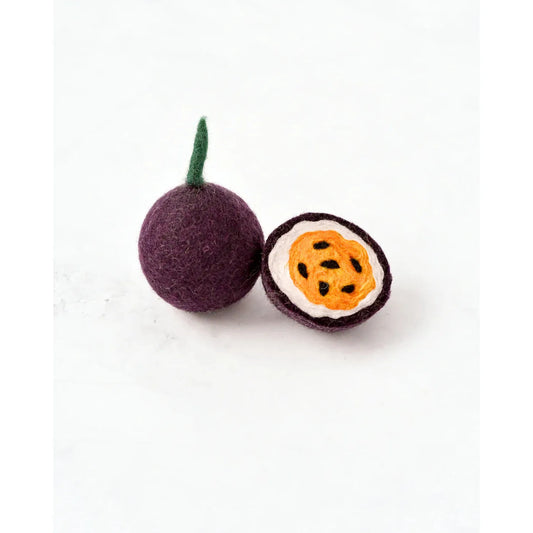 Felt Fruits & Vegetables - Passion Fruit