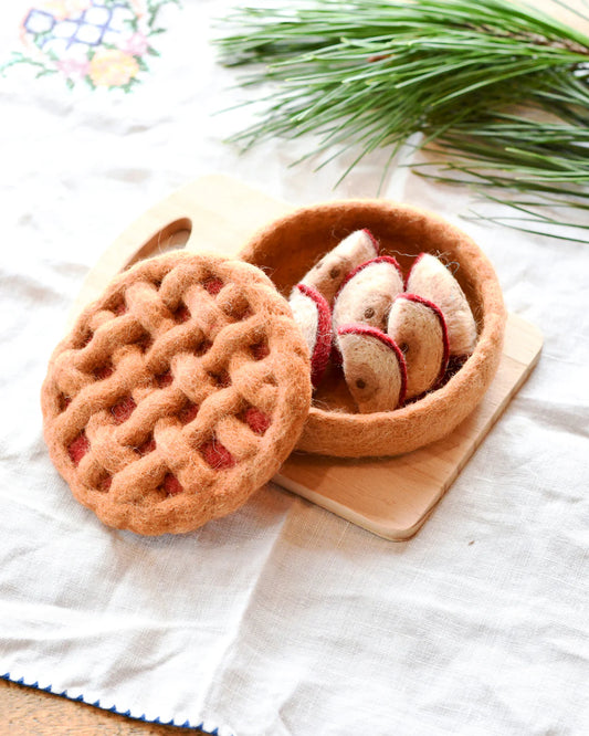 Felt Baked Goods - Apple Pie Set